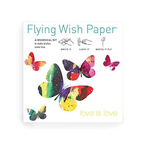 Flying Wish Paper 5 x 5 Mini Wishing Kit Licensed Original Artwork Love Letters Flying Wish Paper 5 x 5 Mini Wishing Kit Licensed Original Artwork Love Letters